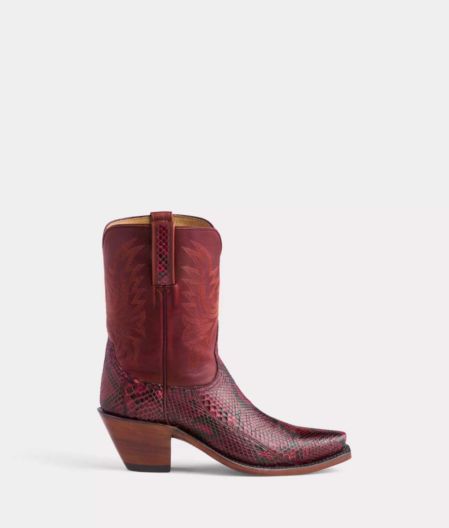 Lucchese Cowboy | Dale Exotic Garnet