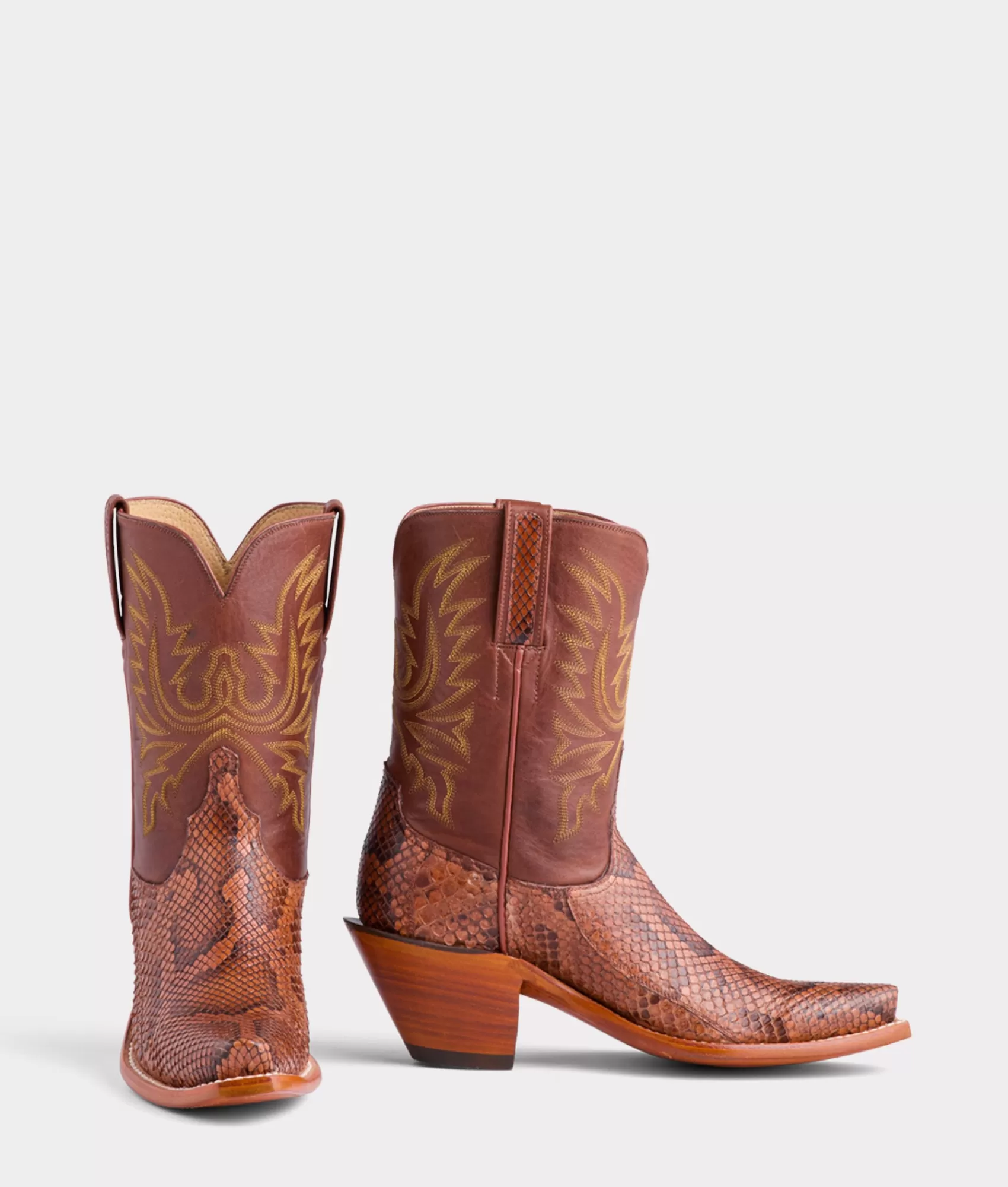 Lucchese Cowboy | Dale Exotic Amber