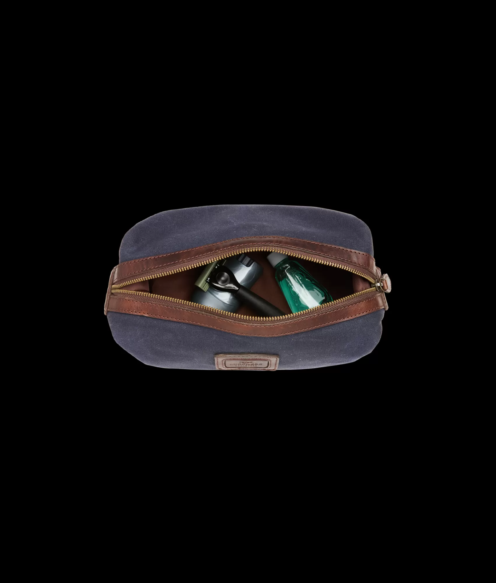 Lucchese Small Leather Goods | Everyday Waxed Canvas Dopp Kit Navy