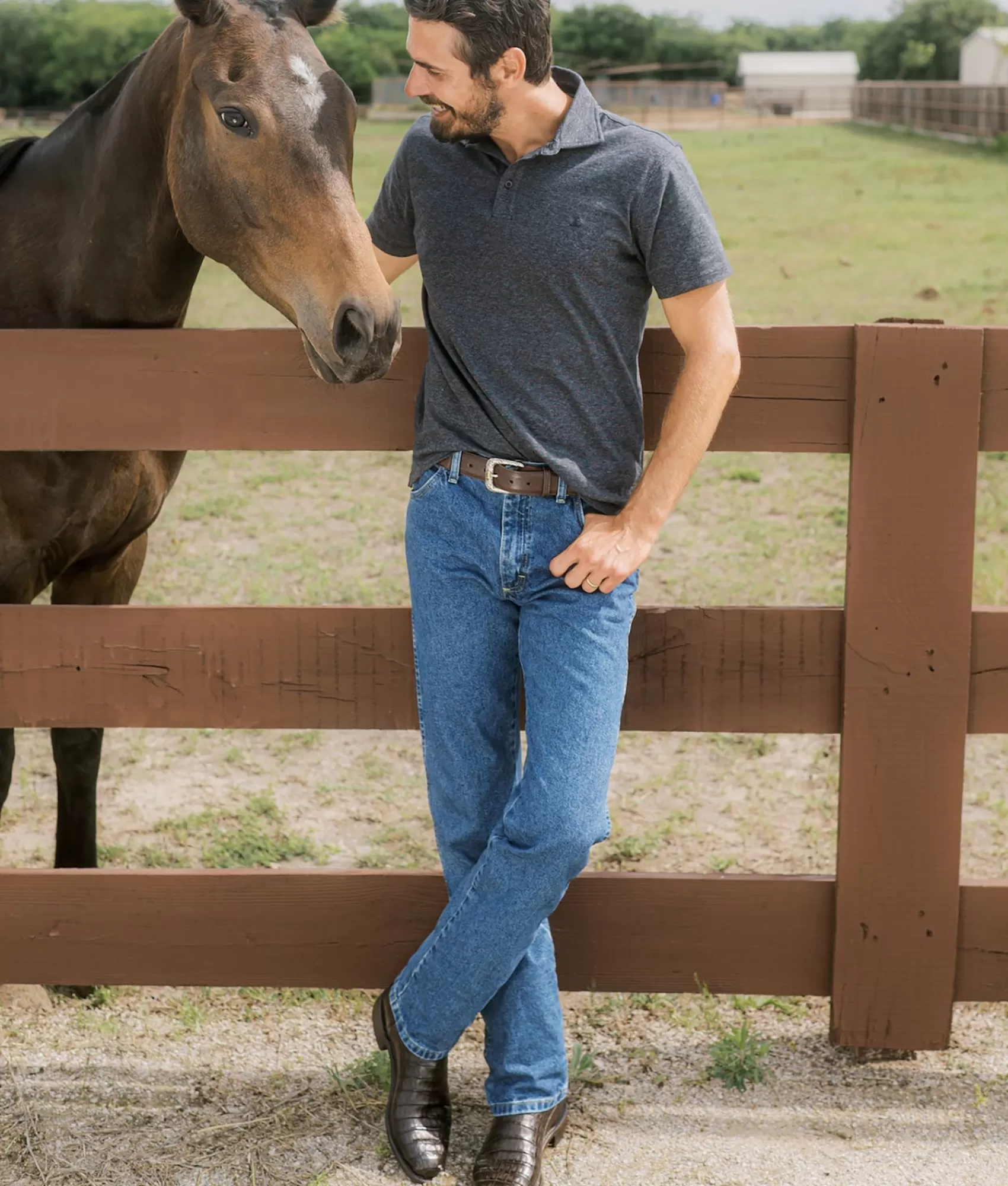 Lucchese Roper | Cowboy | Gerard Chocolate+DarkBrown