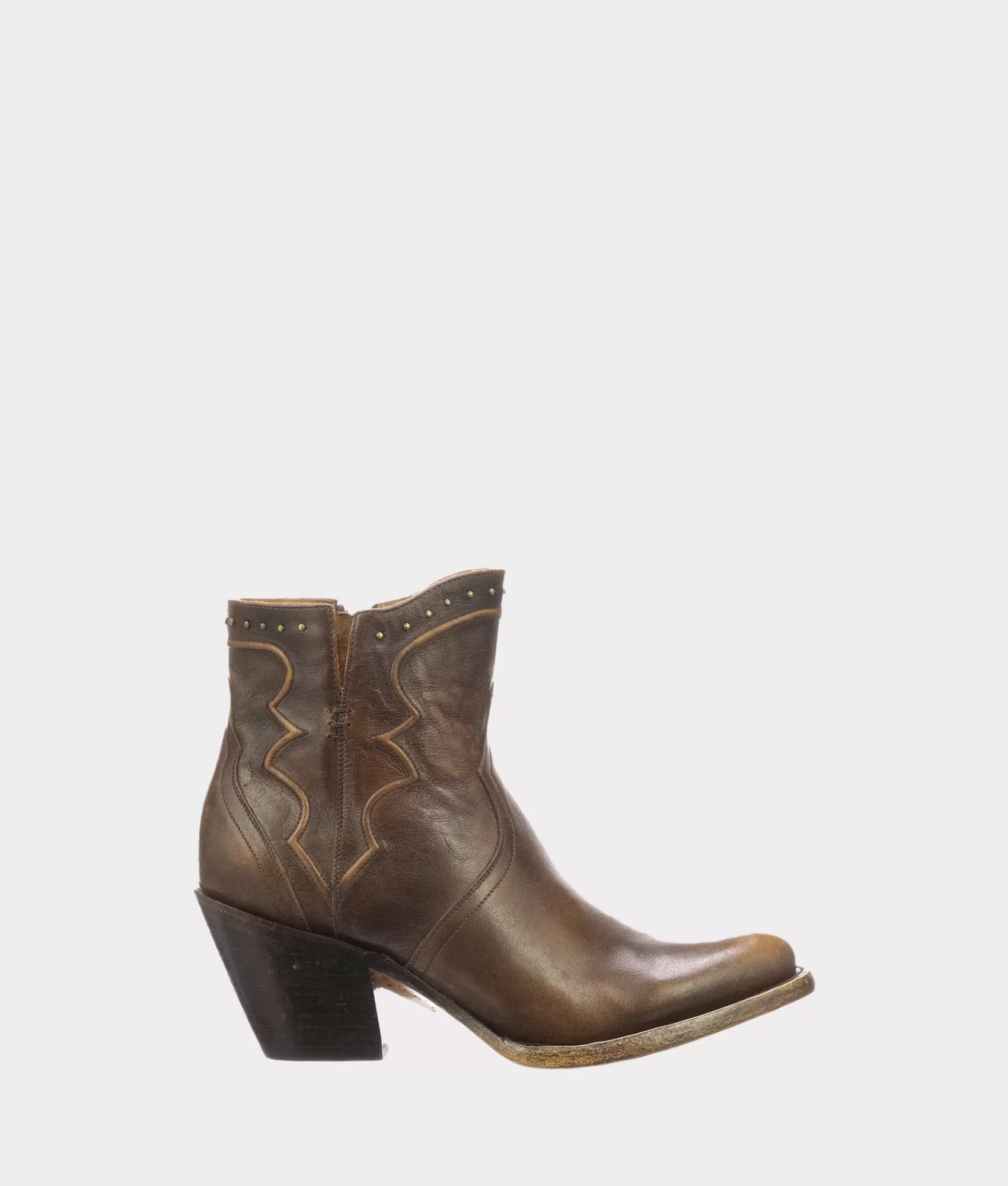 Lucchese Booties | Cowboy | Karla Maple+MatteBlack