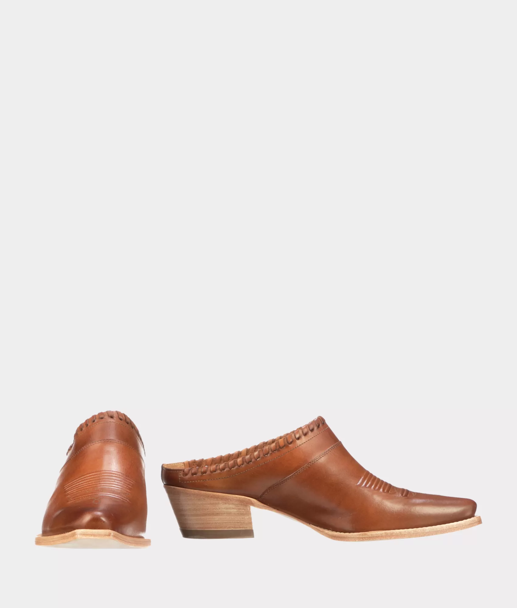 Lucchese Mules | Kim GoldenTan