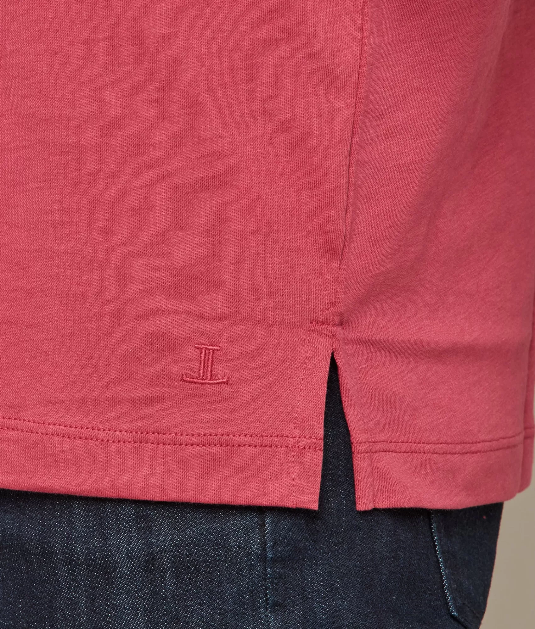Lucchese Tops | Pima Cotton Tee Red