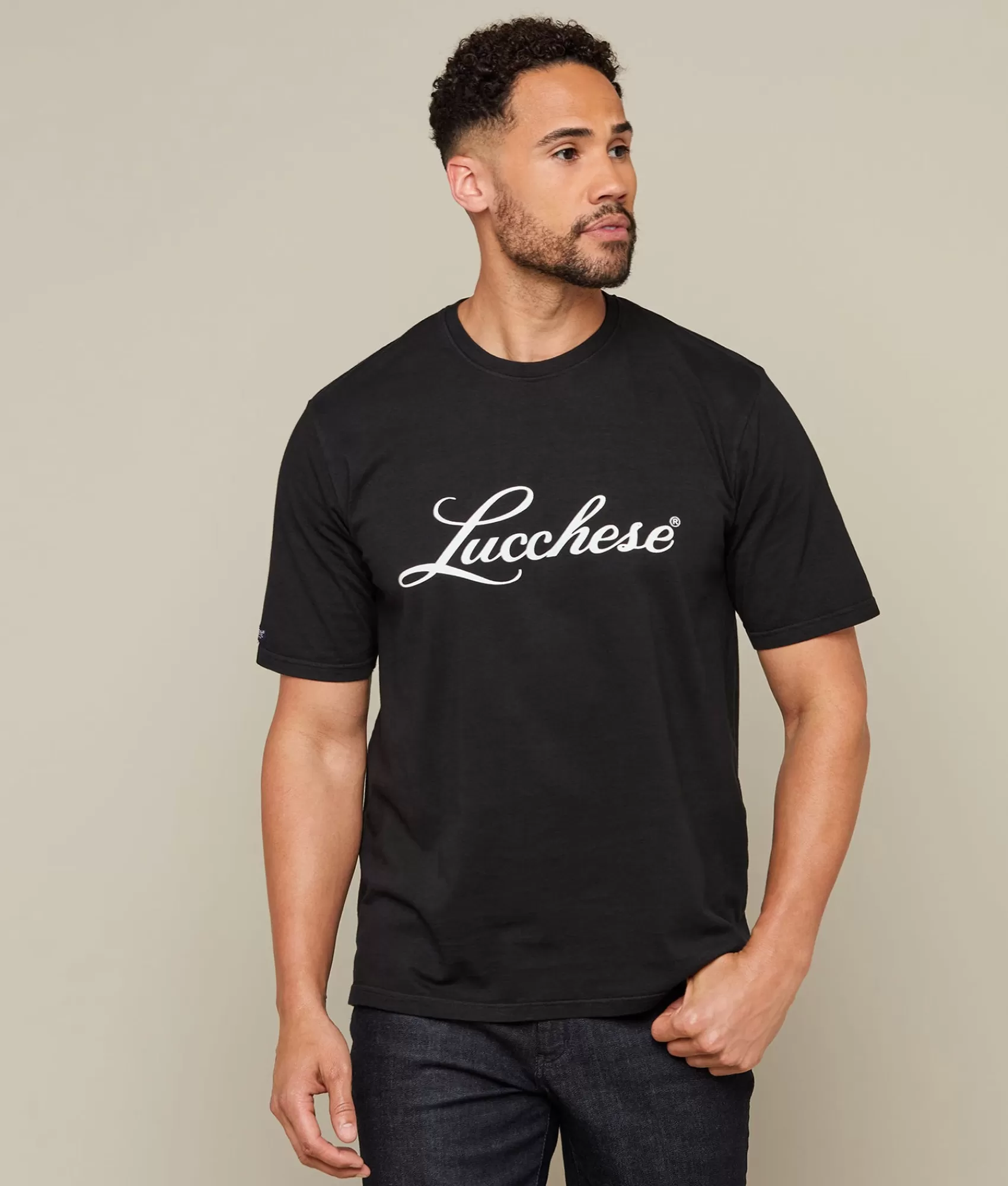 Lucchese Tops | Script Tee Black