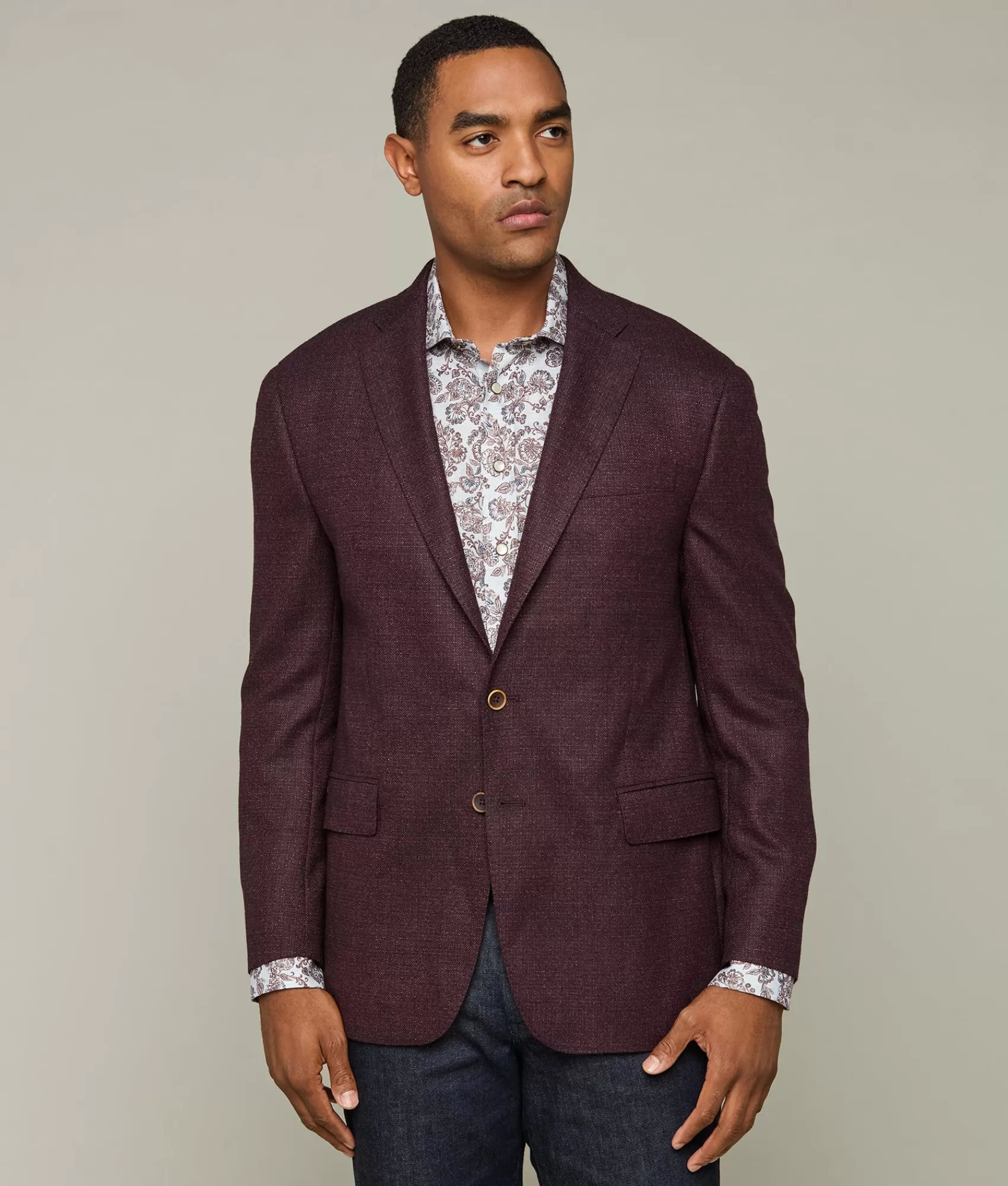Lucchese Outerwear | Sport Coat Aubergine