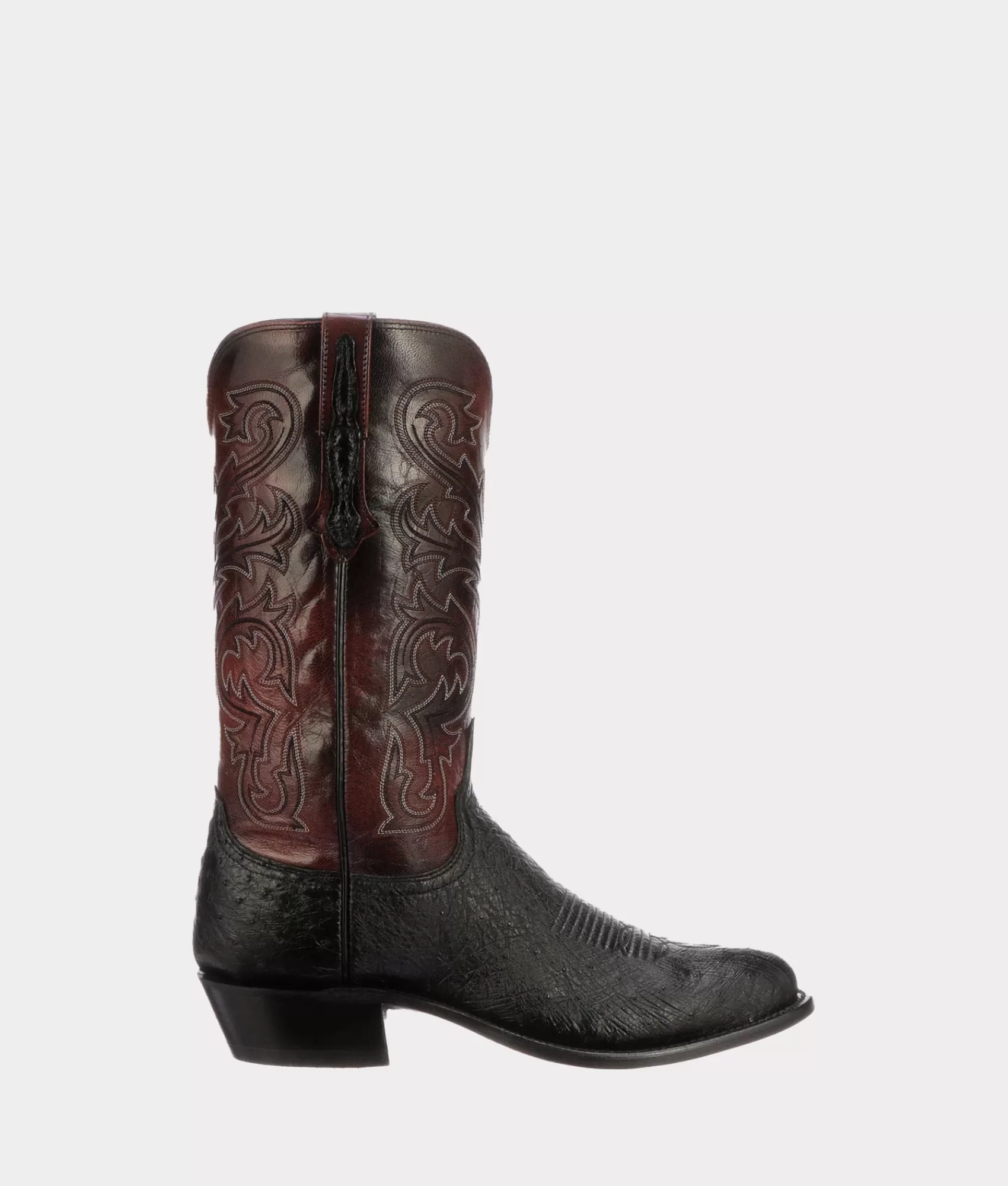 Lucchese Cowboy | Nathan Black+BlackCherry