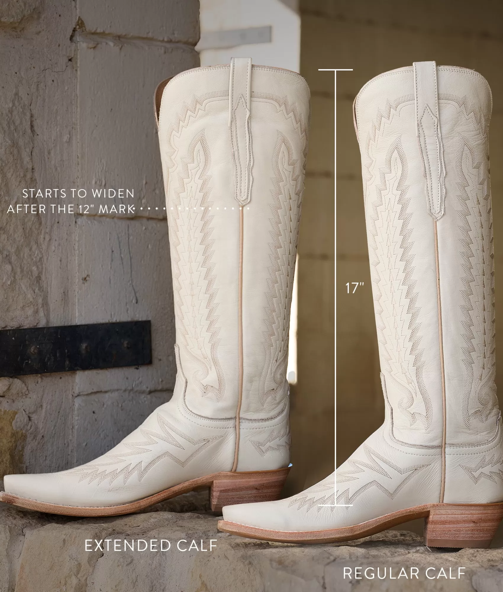 Lucchese Tall | Priscilla GlitzCream