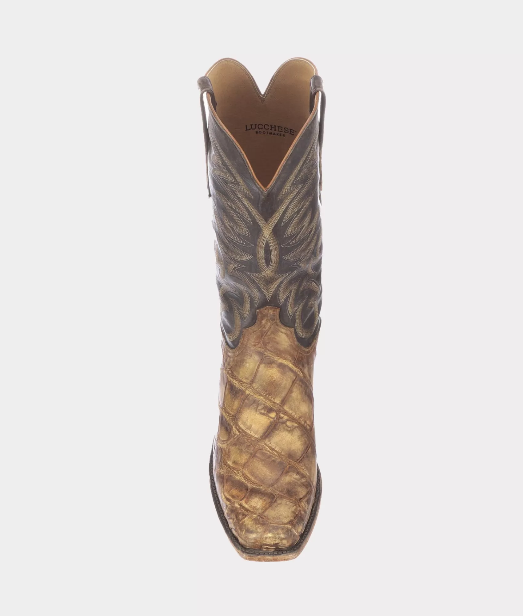 Lucchese Cowboy | Rodney Cognac+Chocolate