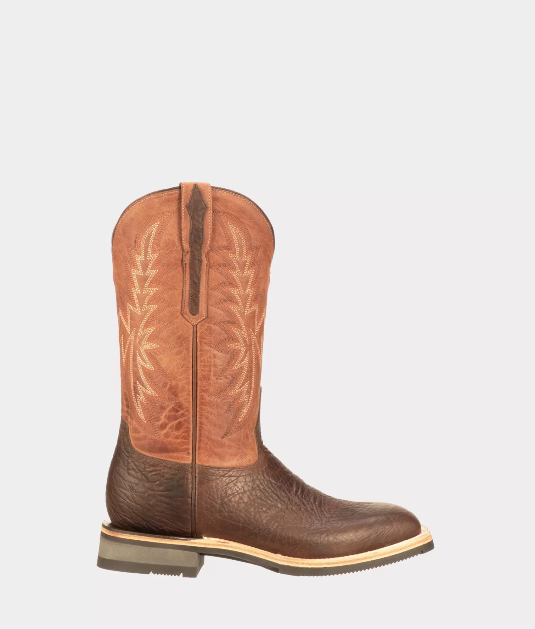 Lucchese Barn Boots | Horseman | Rudy Chocolate+Peanut