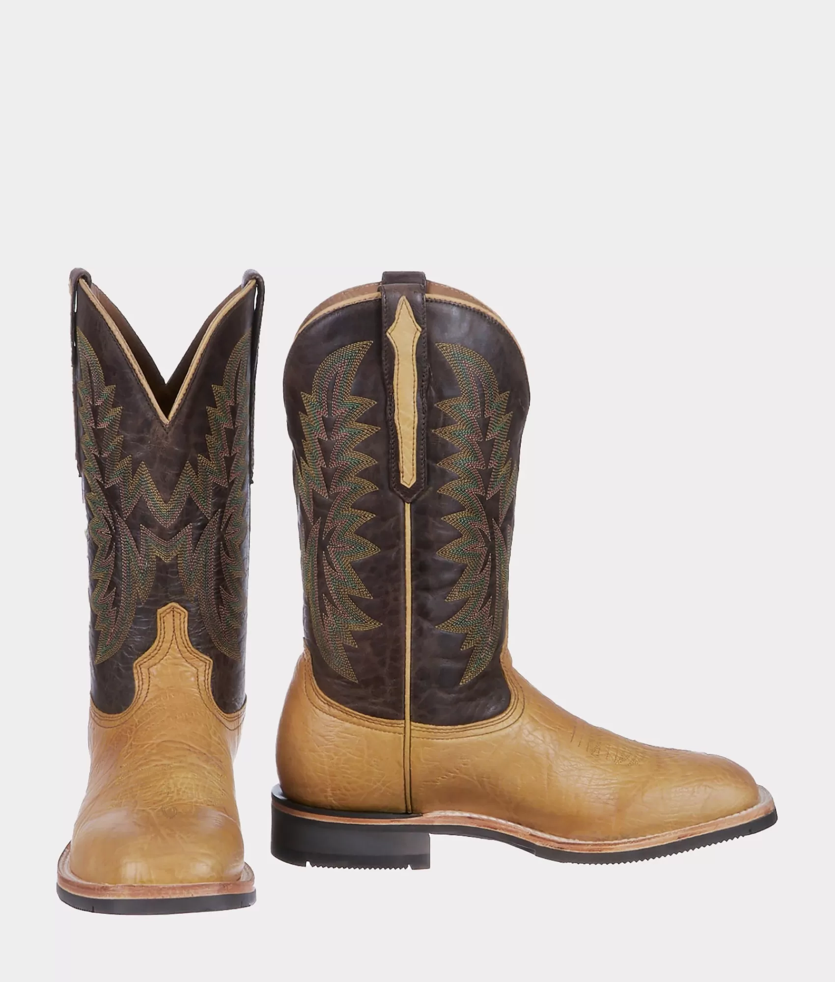 Lucchese Barn Boots | Horseman | Rudy Tan+Chocolate