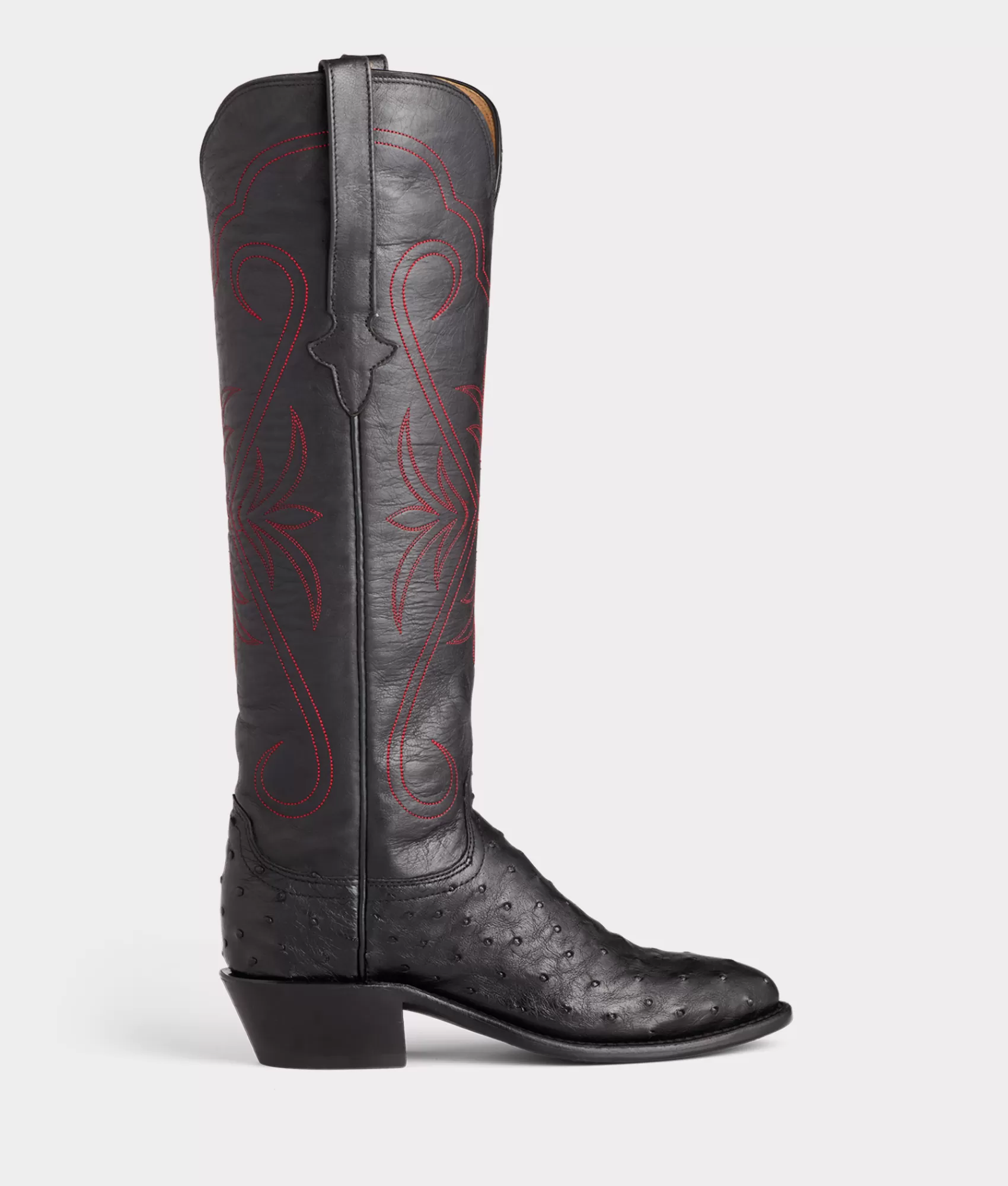 Lucchese Tall | Cowboy | Saltillo Tall Exotic Black