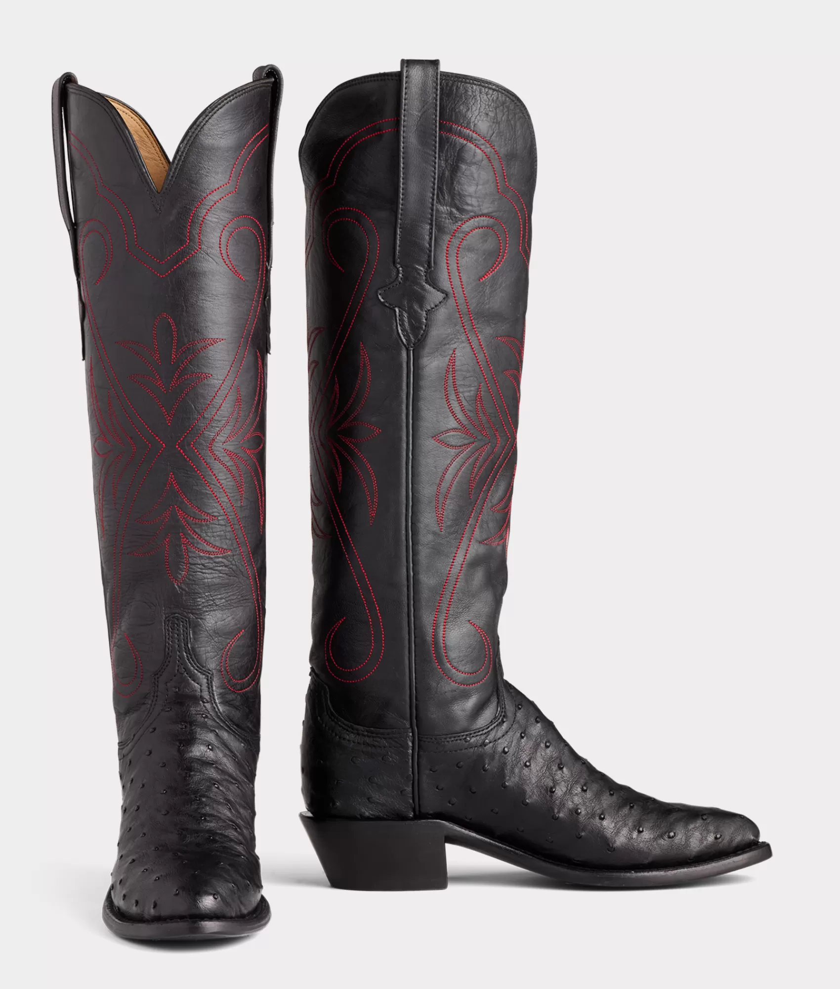 Lucchese Tall | Cowboy | Saltillo Tall Exotic Black
