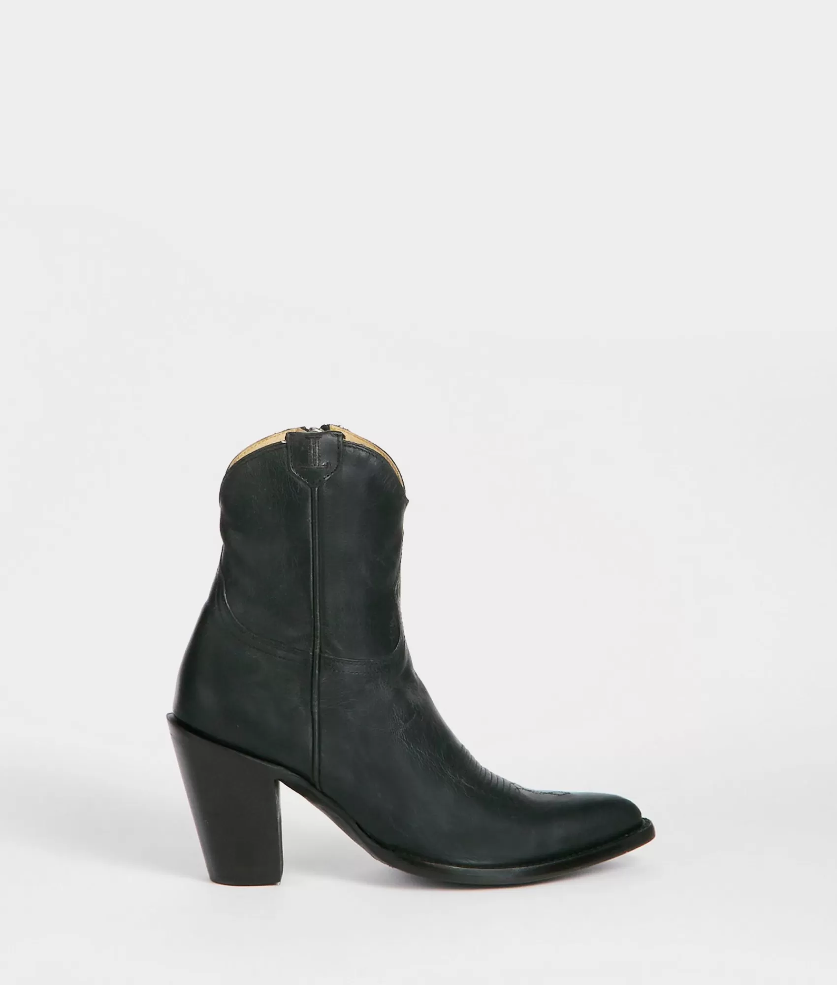Lucchese Booties | Cowboy | Violet Black